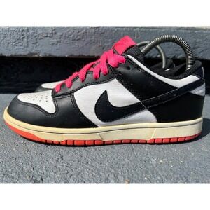 Size‎ 9 Nike Dunk Low - Black, White & Pink Flash